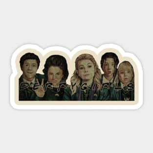 Derry Girls Vintage Art Sticker